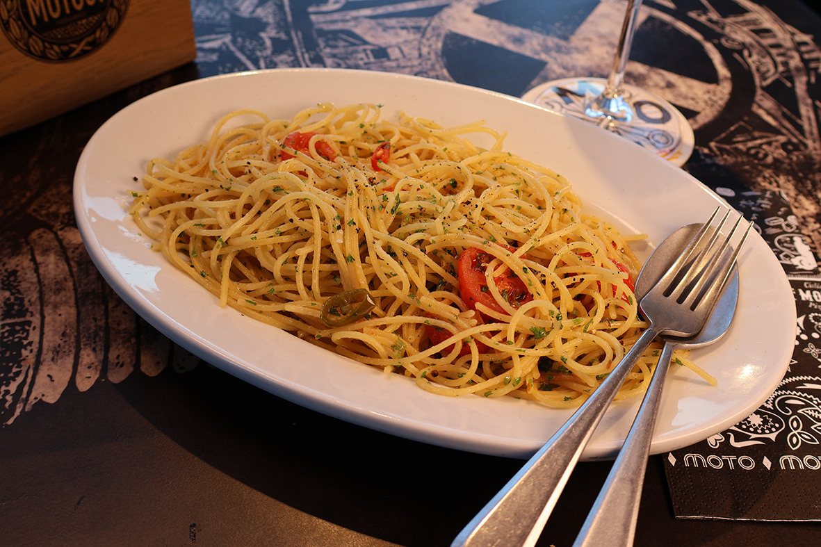 2026 Spaghetti Aglio kl